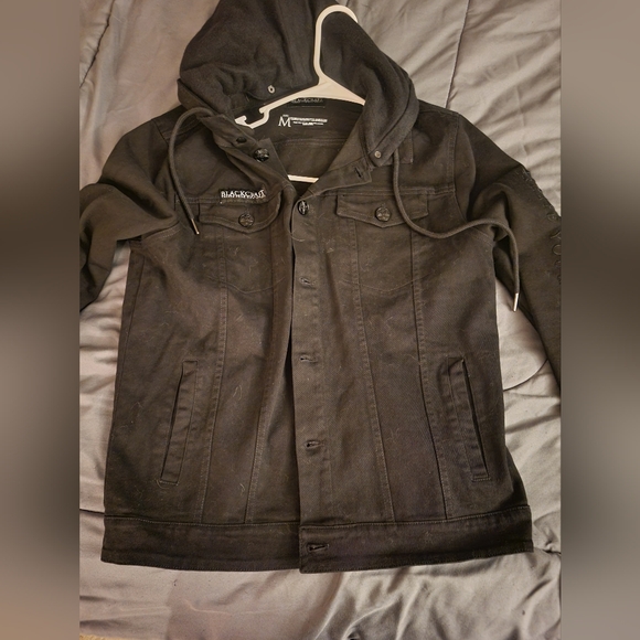 Blackcraft Cult- Hooded denim jacket - Picture 2 of 3